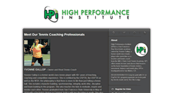 Desktop Screenshot of highperformanceinstitute.net